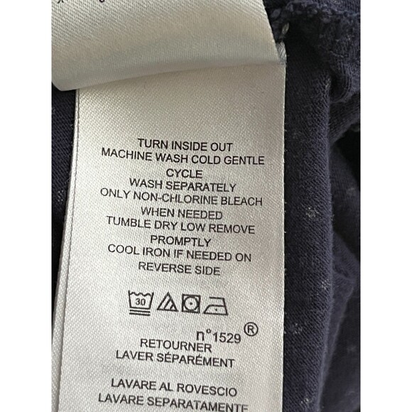 Lauren Ralph Lauren Pajamas Womens Large Shorts Navy Blue Polka Dot Preppy Sleep - Picture 10 of 10